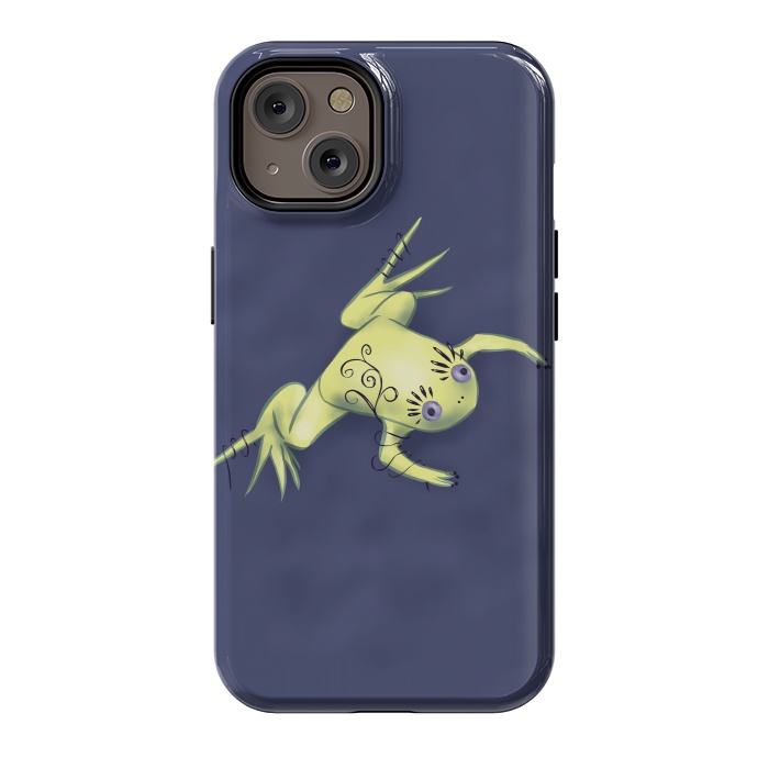 iPhone 14 StrongFit Weird Frog With Funny Eyelashes Digital Art by Boriana Giormova