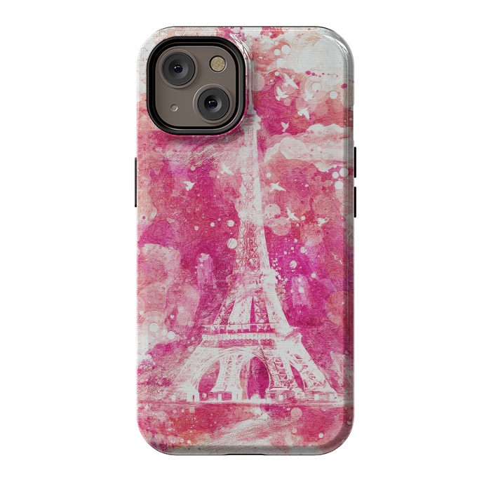 iPhone 14 StrongFit Artistic XLIV - Eiffel Tower Paris by Art Design Works