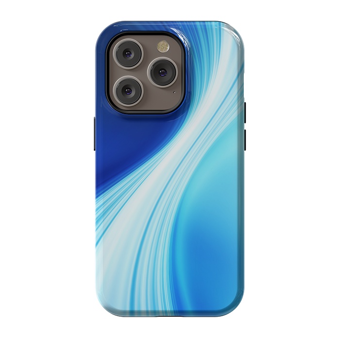 iPhone 14 Pro StrongFit Abstract Blue Design by Art Design Works