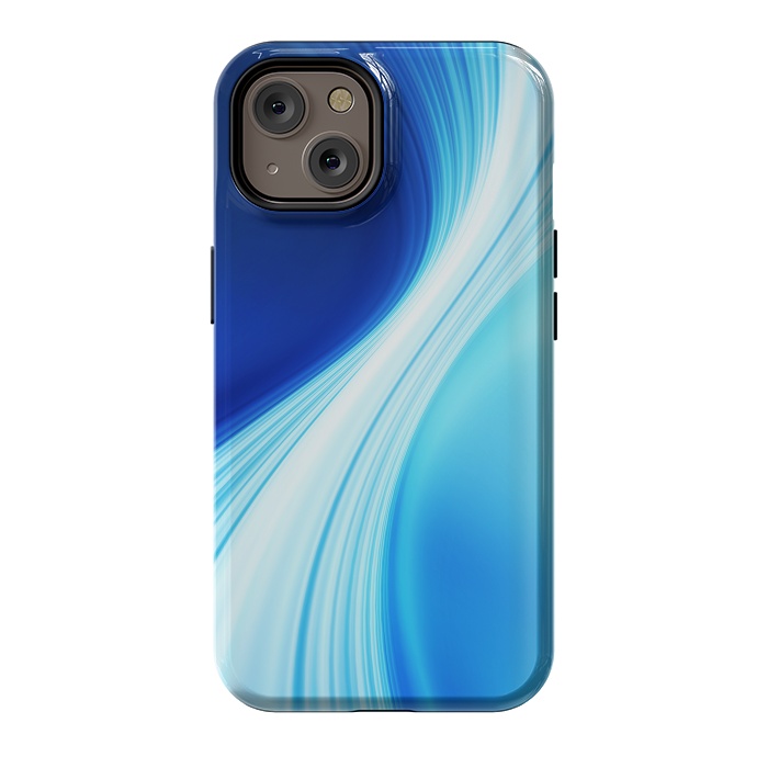 iPhone 14 StrongFit Abstract Blue Design by Art Design Works