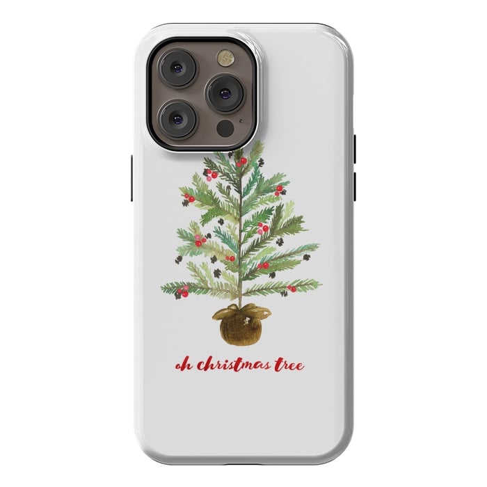 iPhone 14 Pro max StrongFit Oh Christmas Tree by Noonday Design
