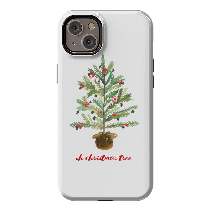 iPhone 14 Plus StrongFit Oh Christmas Tree by Noonday Design