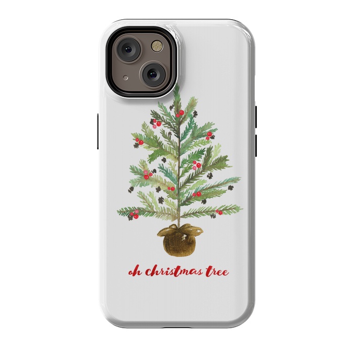 iPhone 14 StrongFit Oh Christmas Tree by Noonday Design