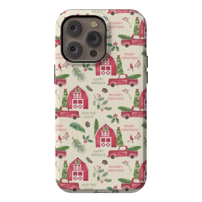 iPhone 14 Pro max StrongFit Home for the Holidays by Noonday Design