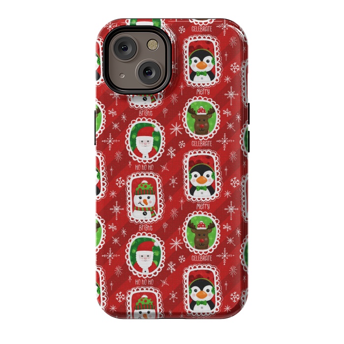 iPhone 14 StrongFit Santa and Friends by Noonday Design