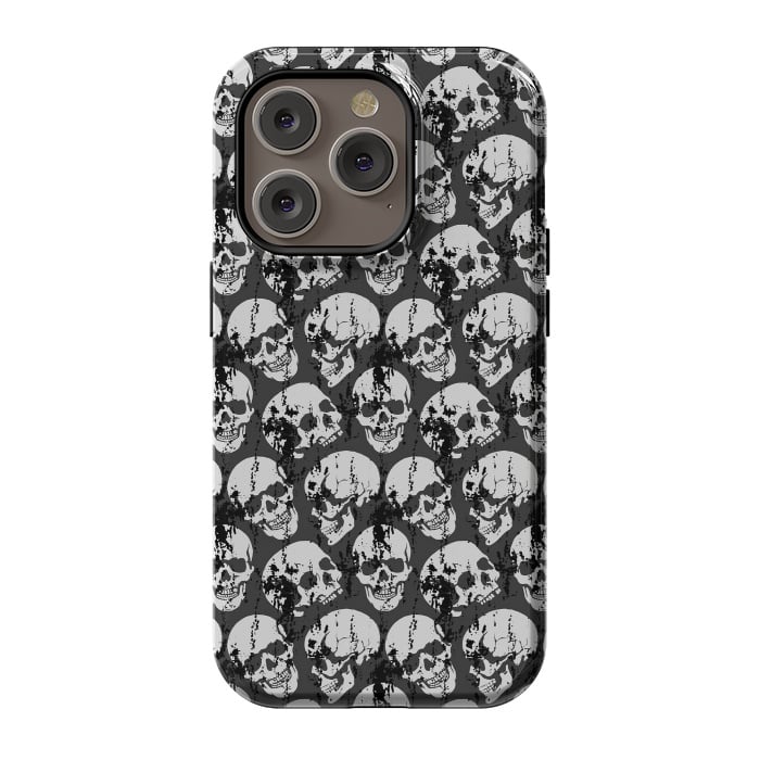 iPhone 14 Pro StrongFit Skulls Pattern II by Art Design Works