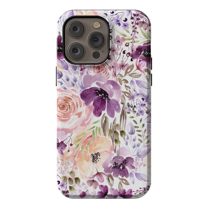 iPhone 14 Pro max StrongFit Floral Chaos by Anis Illustration