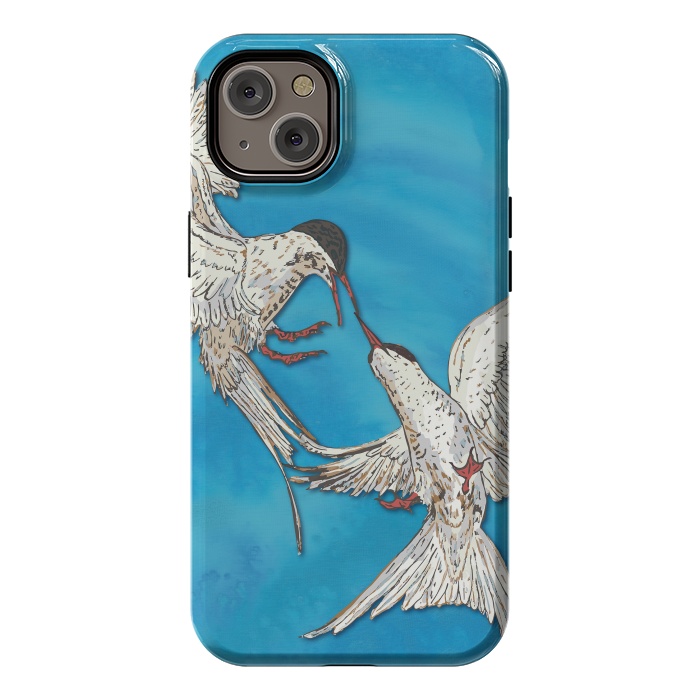 iPhone 14 Plus StrongFit Arctic Terns by Lotti Brown