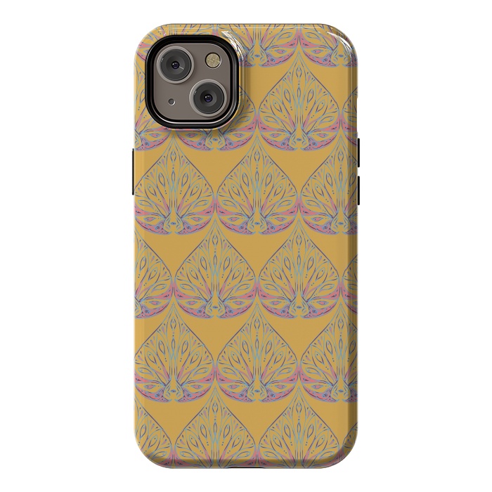 iPhone 14 Plus StrongFit Art Deco - Yellow by Lotti Brown