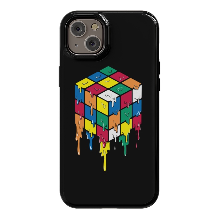 iPhone 14 Plus StrongFit Rubiks Cube by Coffee Man
