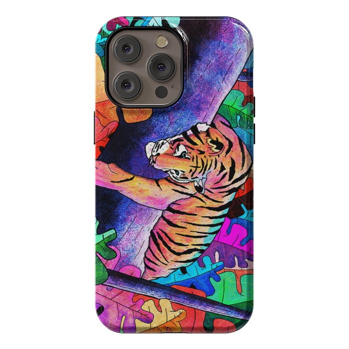 iPhone 14 Pro max StrongFit The lazy tiger by Steve Wade (Swade)