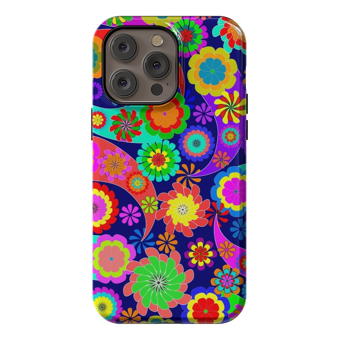 iPhone 14 Pro max StrongFit Psychodelic Spring by ArtsCase