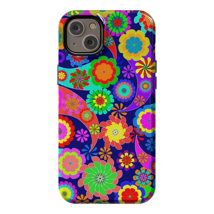 iPhone 14 Plus StrongFit Psychodelic Spring by ArtsCase