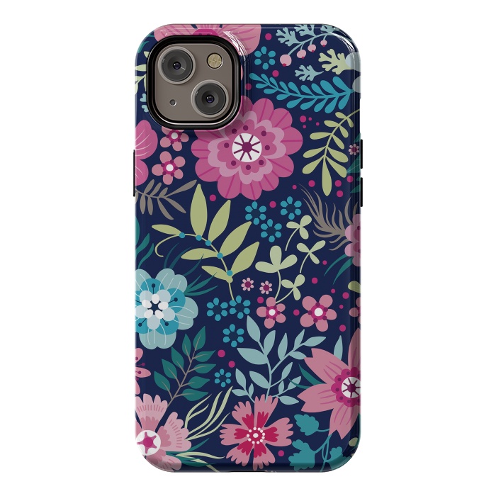 iPhone 14 Plus StrongFit Romancing Floral Design by ArtsCase