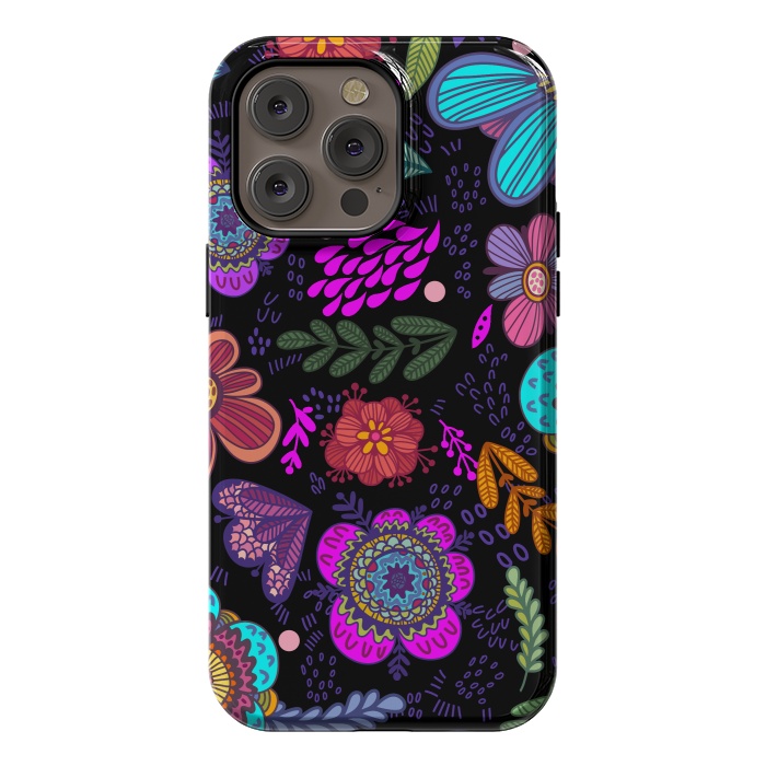 iPhone 14 Pro max StrongFit Flowers Online by ArtsCase