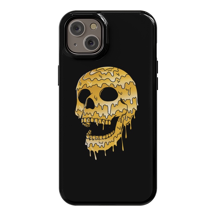 iPhone 14 Plus StrongFit Gold Skull by Coffee Man