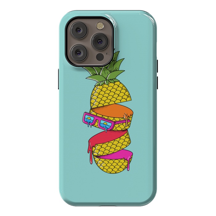 iPhone 14 Pro max StrongFit Pineapple Colors by Coffee Man