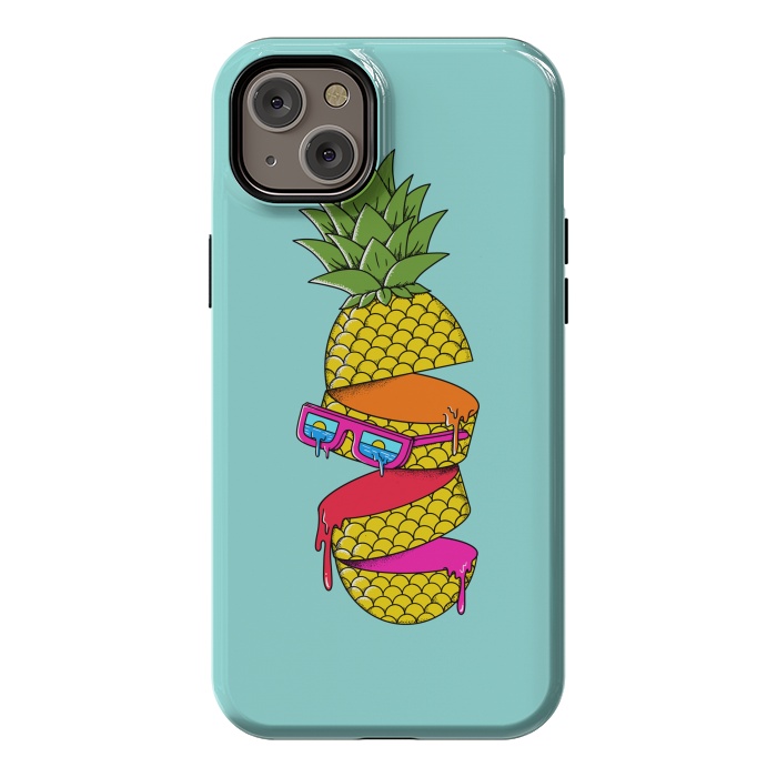 iPhone 14 Plus StrongFit Pineapple Colors by Coffee Man
