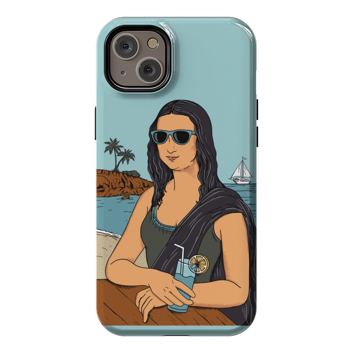 iPhone 14 Plus StrongFit Mona Lisa Beach by Coffee Man