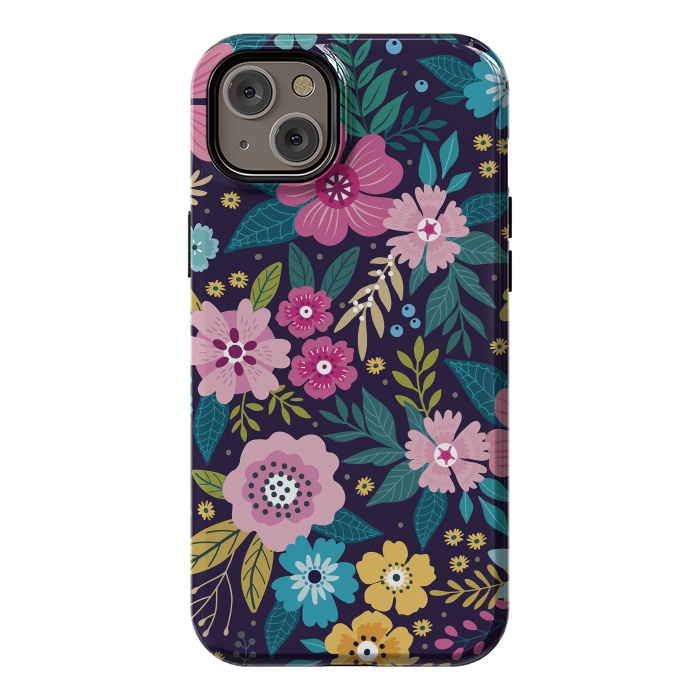 iPhone 14 Plus StrongFit Floral Pattern Design VI  by ArtsCase