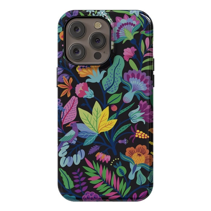 iPhone 14 Pro max StrongFit Flowers Bright Colors by ArtsCase