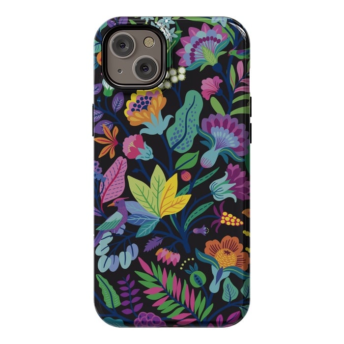 iPhone 14 Plus StrongFit Flowers Bright Colors by ArtsCase