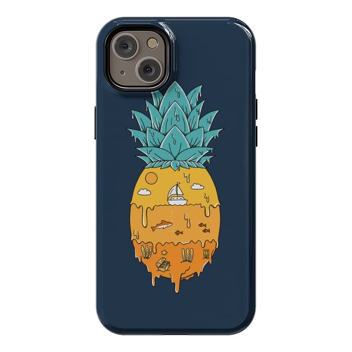 iPhone 14 Plus StrongFit Pineapple Landscape by Coffee Man