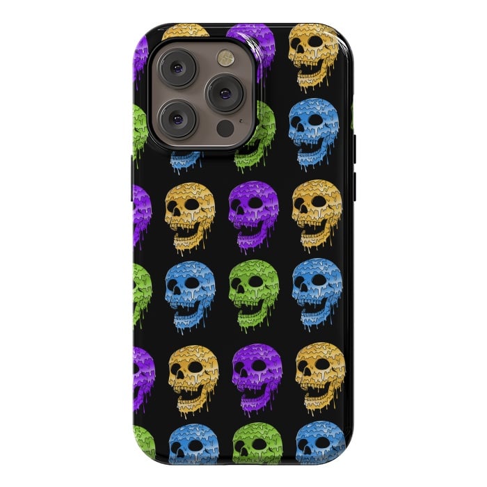 iPhone 14 Pro max StrongFit Skulls Colors by Coffee Man