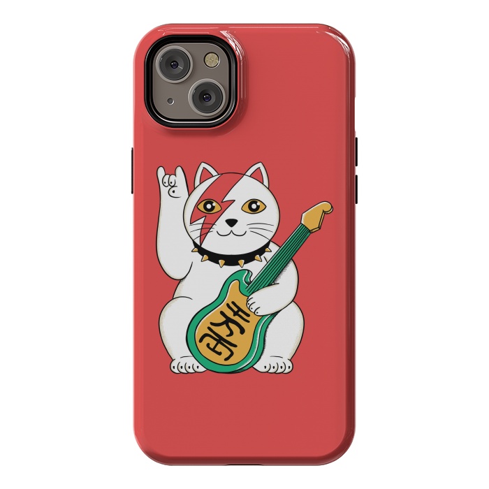 iPhone 14 Plus StrongFit Cat Lucky by Coffee Man