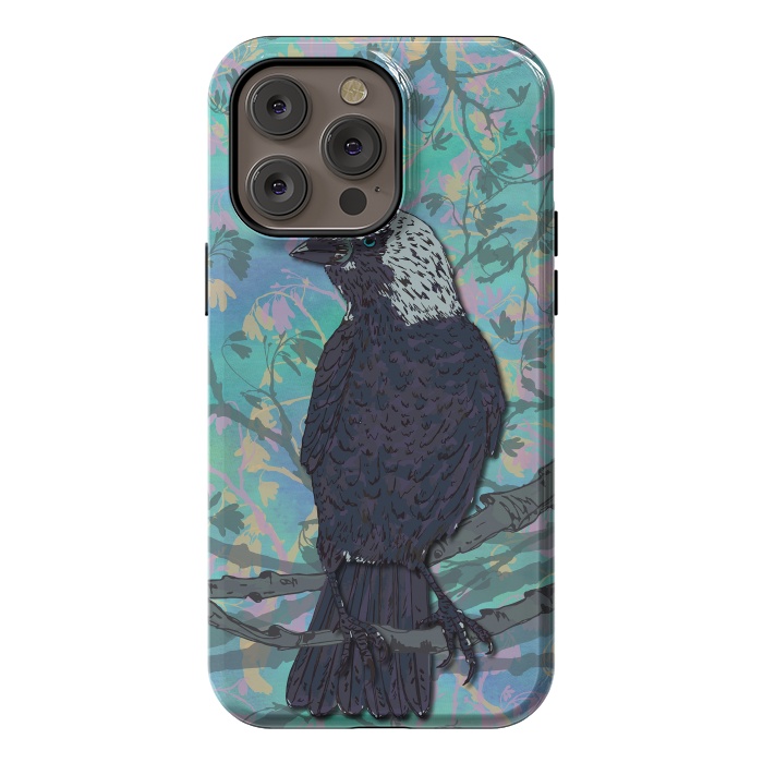 iPhone 14 Pro max StrongFit Forever Jackdaw by Lotti Brown