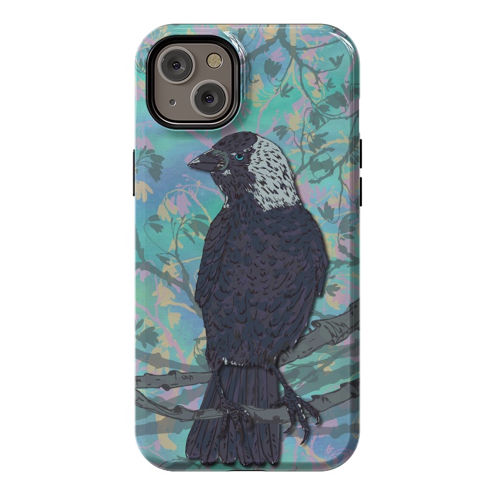 iPhone 14 Plus StrongFit Forever Jackdaw by Lotti Brown