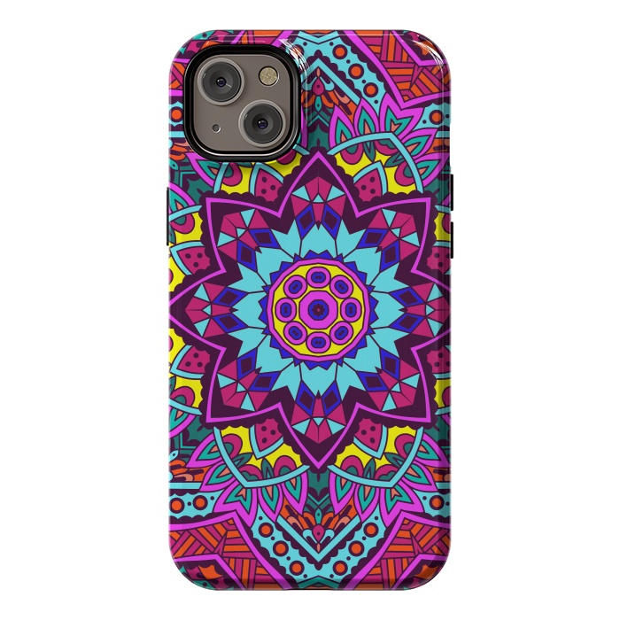 iPhone 14 Plus StrongFit Colorful Mosaics by ArtsCase