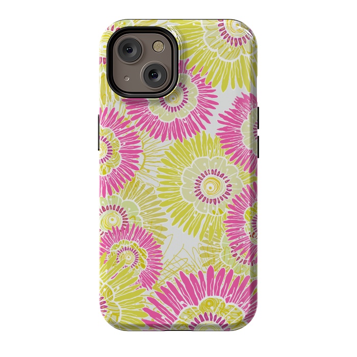 iPhone 14 StrongFit Flower Power  by Rose Halsey