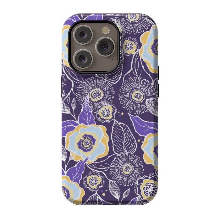 iPhone 14 Pro StrongFit Floral Sunshine by Rose Halsey
