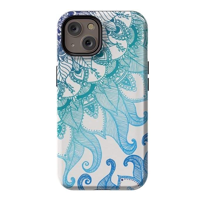 iPhone 14 StrongFit Mermaid Mandala by Rose Halsey