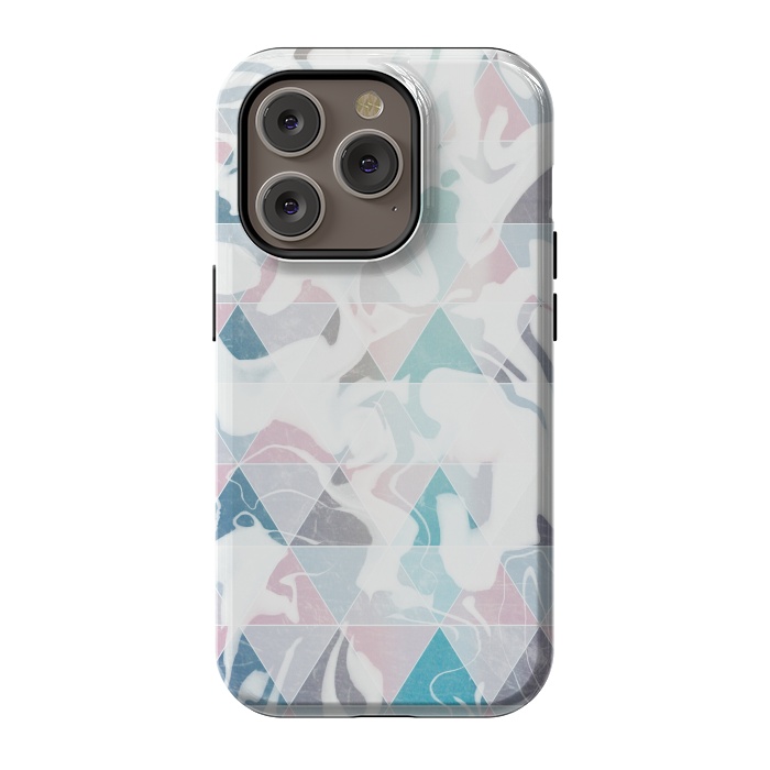 iPhone 14 Pro StrongFit Geometric marble by Jms