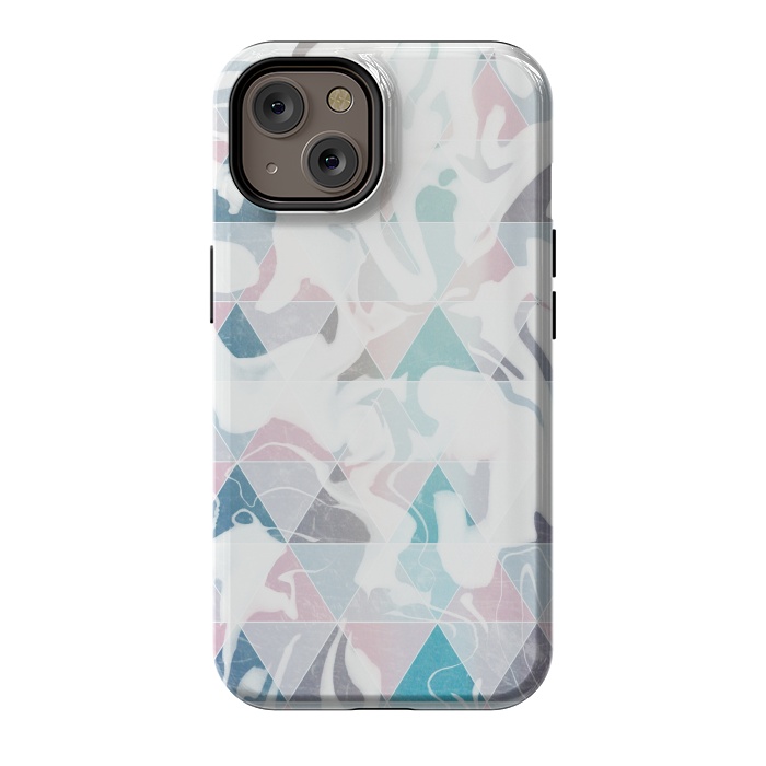 iPhone 14 StrongFit Geometric marble by Jms