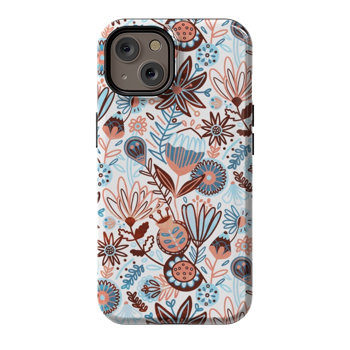 iPhone 14 StrongFit Winter Floral  by Tigatiga