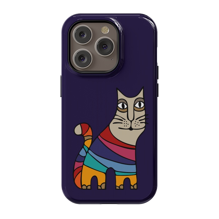 iPhone 14 Pro StrongFit Magic Cat III by Majoih