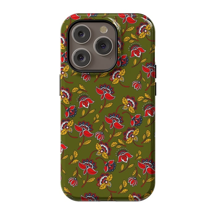 iPhone 14 Pro StrongFit Summer In Olive by ArtsCase