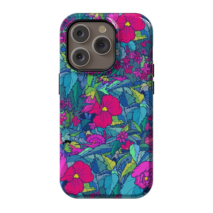 iPhone 14 Pro StrongFit Summer flowers by Steve Wade (Swade)