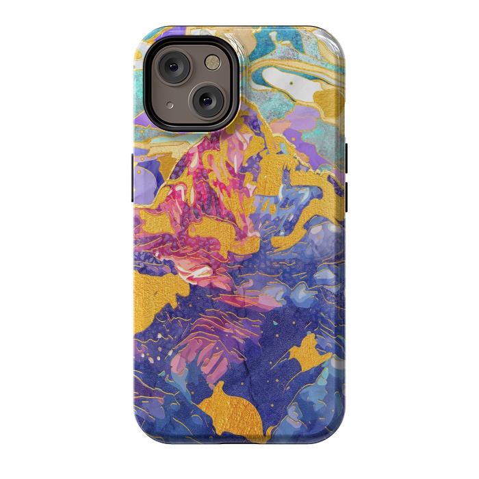 iPhone 14 StrongFit Dreamy Mountain - Illustration II by Art Design Works