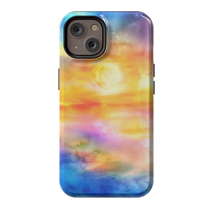 iPhone 14 StrongFit Abstract Sunset Artwork II by Art Design Works