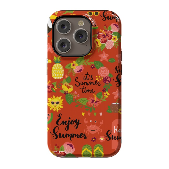 iPhone 14 Pro StrongFit It´s Summer Time  by ArtsCase