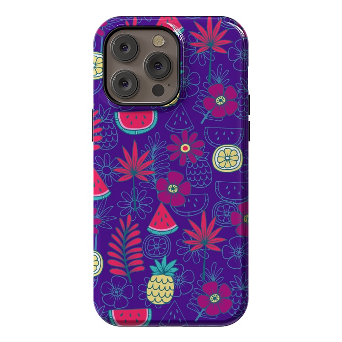 iPhone 14 Pro max StrongFit Tropical Watermelons by ArtsCase