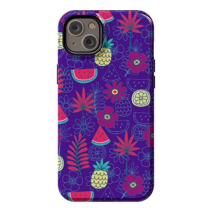 iPhone 14 Plus StrongFit Tropical Watermelons by ArtsCase
