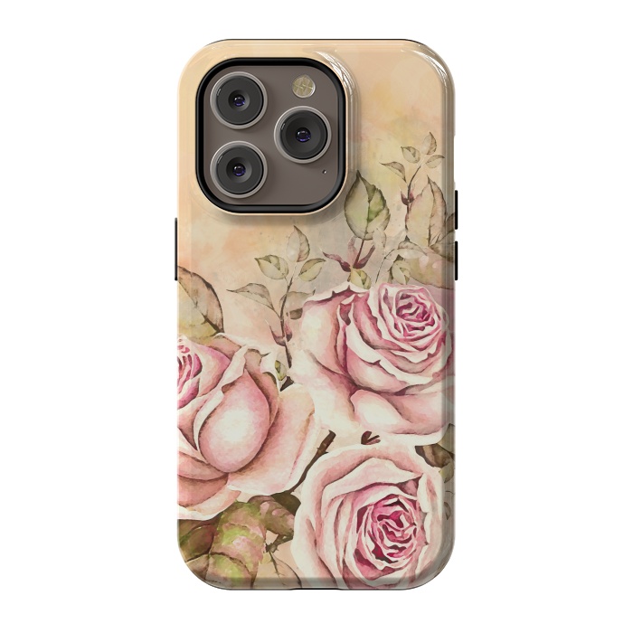 iPhone 14 Pro StrongFit Sweet Rosa by Creativeaxle