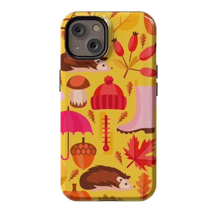 iPhone 14 StrongFit Autumn Animals And Fruits by ArtsCase