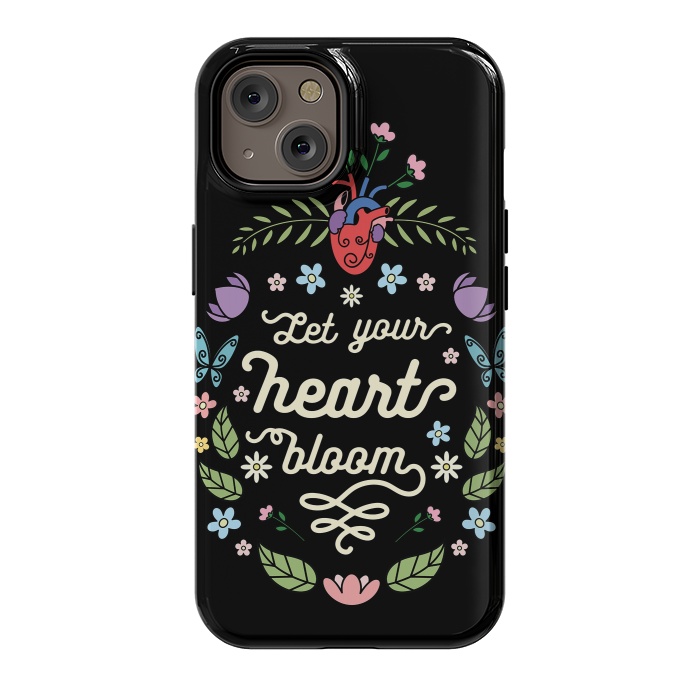 iPhone 14 StrongFit Let your heart bloom by Laura Nagel