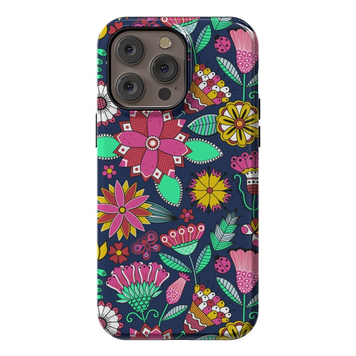 iPhone 14 Pro max StrongFit Flowers In Paradise by ArtsCase